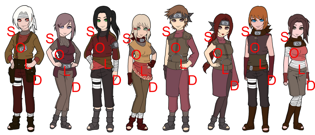 Mixed Iwa Naruto OC Adoptables - SOLD OUT by mistressmaxwell on DeviantArt.
