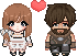 KenSasa Pixel Couple By JJGrae