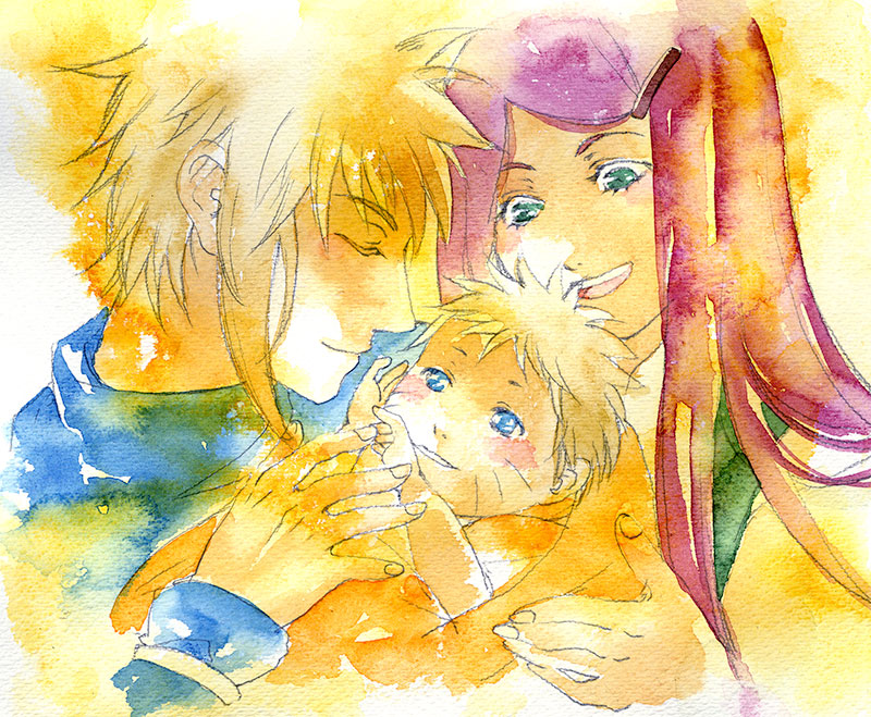 NARUTO: Naruto, Minato, Kushina