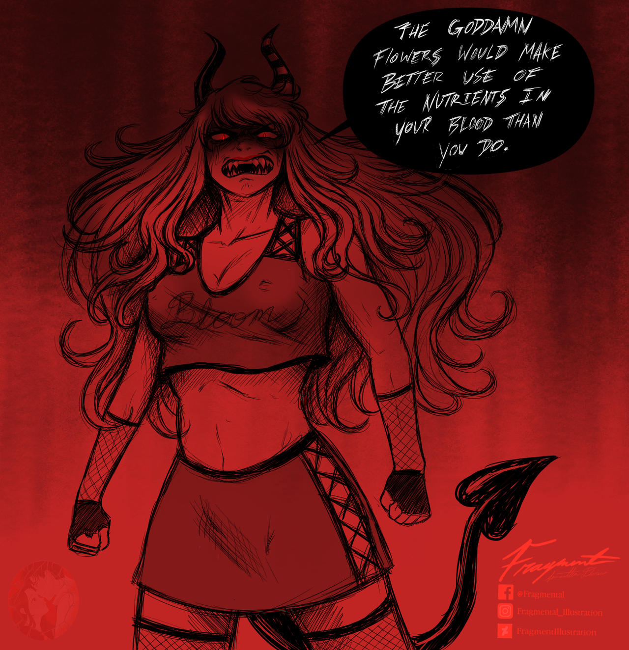 Devi Rage Rage by FragmentIllustration on DeviantArt