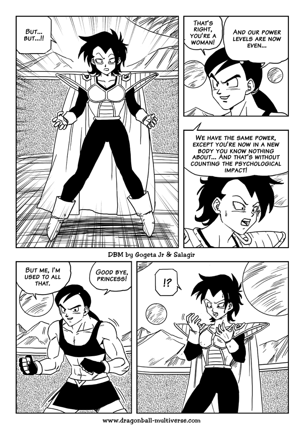 Father and daughter (Dragon Ball Multiverse) by VegithL on DeviantArt