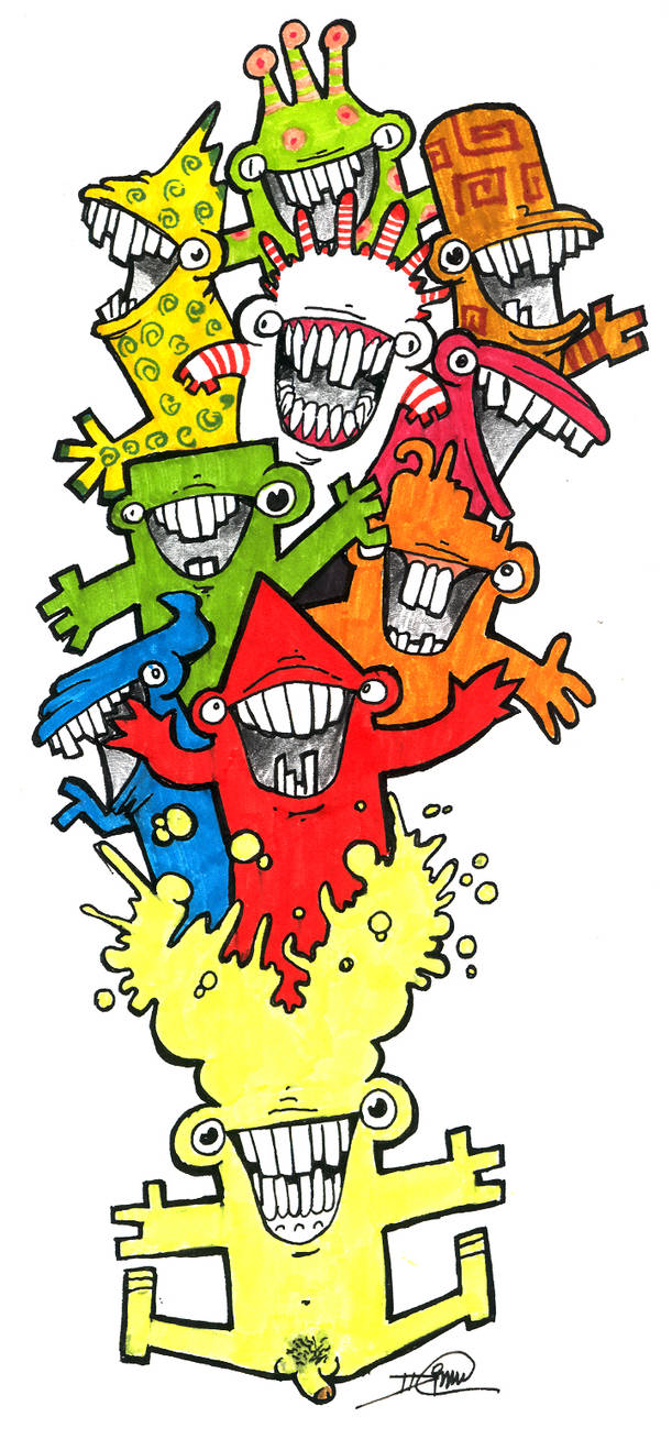 Mosterize Me Exploding Monster explosion head by dinomottaesmaga on DeviantArt