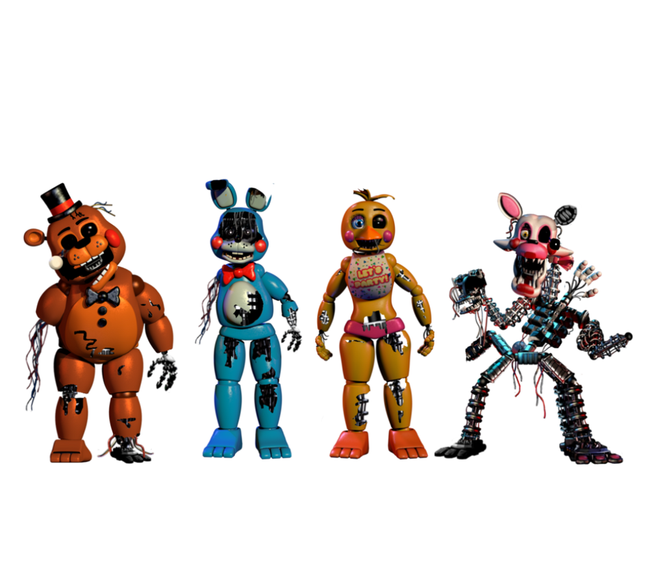 FNAF 2 Withered Animatronics part1 By Smwj28928 On DeviantArt fnaf-2-withered-animatronics-part1-by-smwj28928-on-deviantart