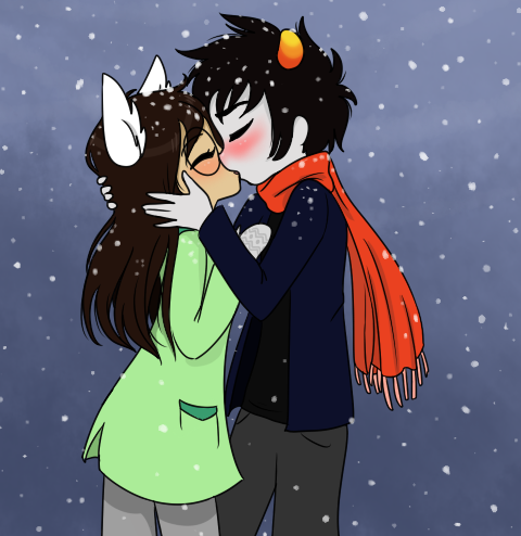 Christmas kiss