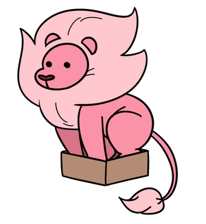 Lion in a box