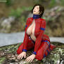 Asuka Kazama just resting