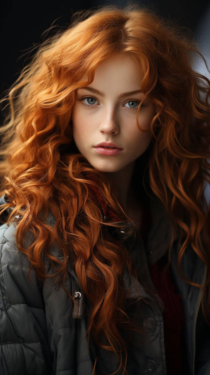 woman red haired by kobra173 on DeviantArt