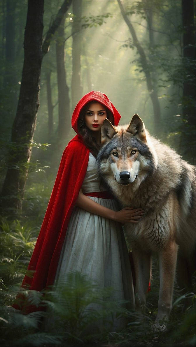 little red riding hood and the wolf by kobra173 on DeviantArt