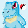 Pokemon Totodile.