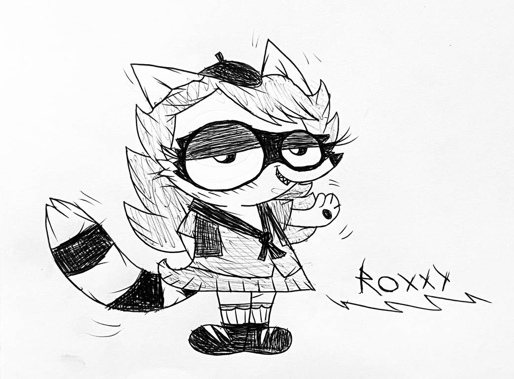 Roxxy the raccoon.. by SquirrelCatREBORN on DeviantArt