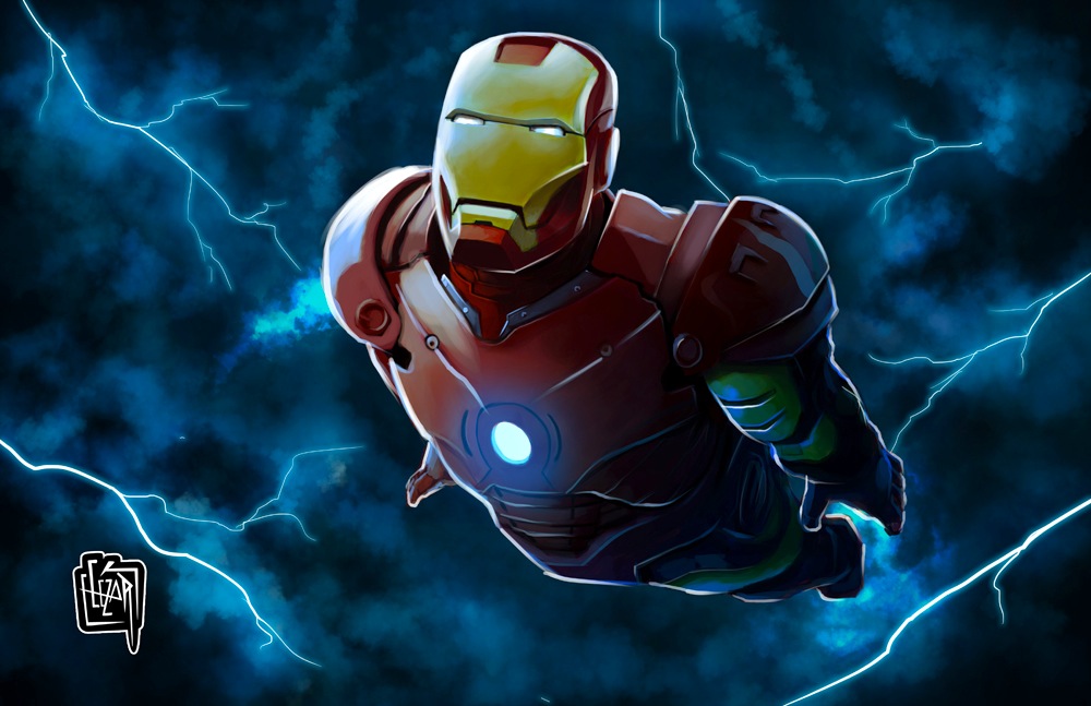 Iron Man painting