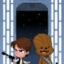Baby Han and Chewie