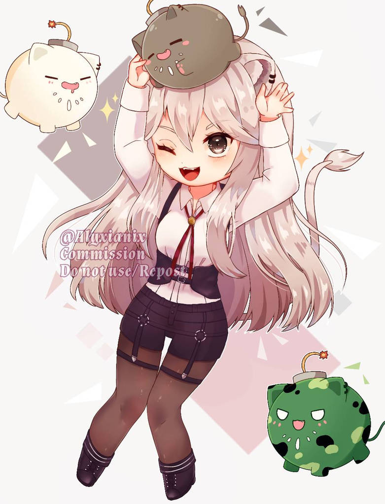 Commission - Chibi Botan and Her Little Friends by Alyxianix on DeviantArt