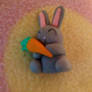 Cute clay bunny!