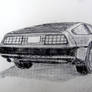 DeLorean Sketch 4