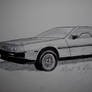 DeLorean Sketch 7