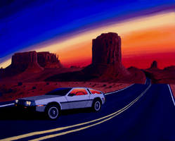 DeLorean 7 - Monument Valley