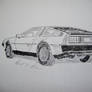 DeLorean Sketch 12