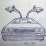 DeLoreanSketch13