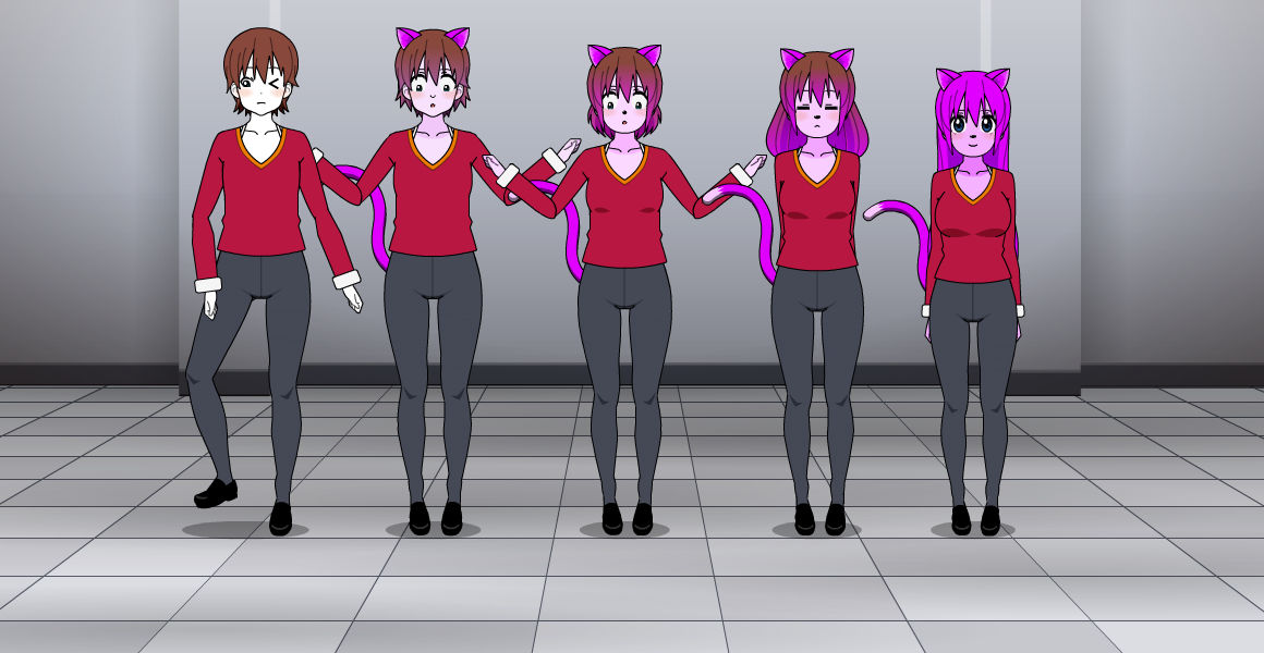 purple cat transfur (changed special edition) by bunzotherabbit on ...