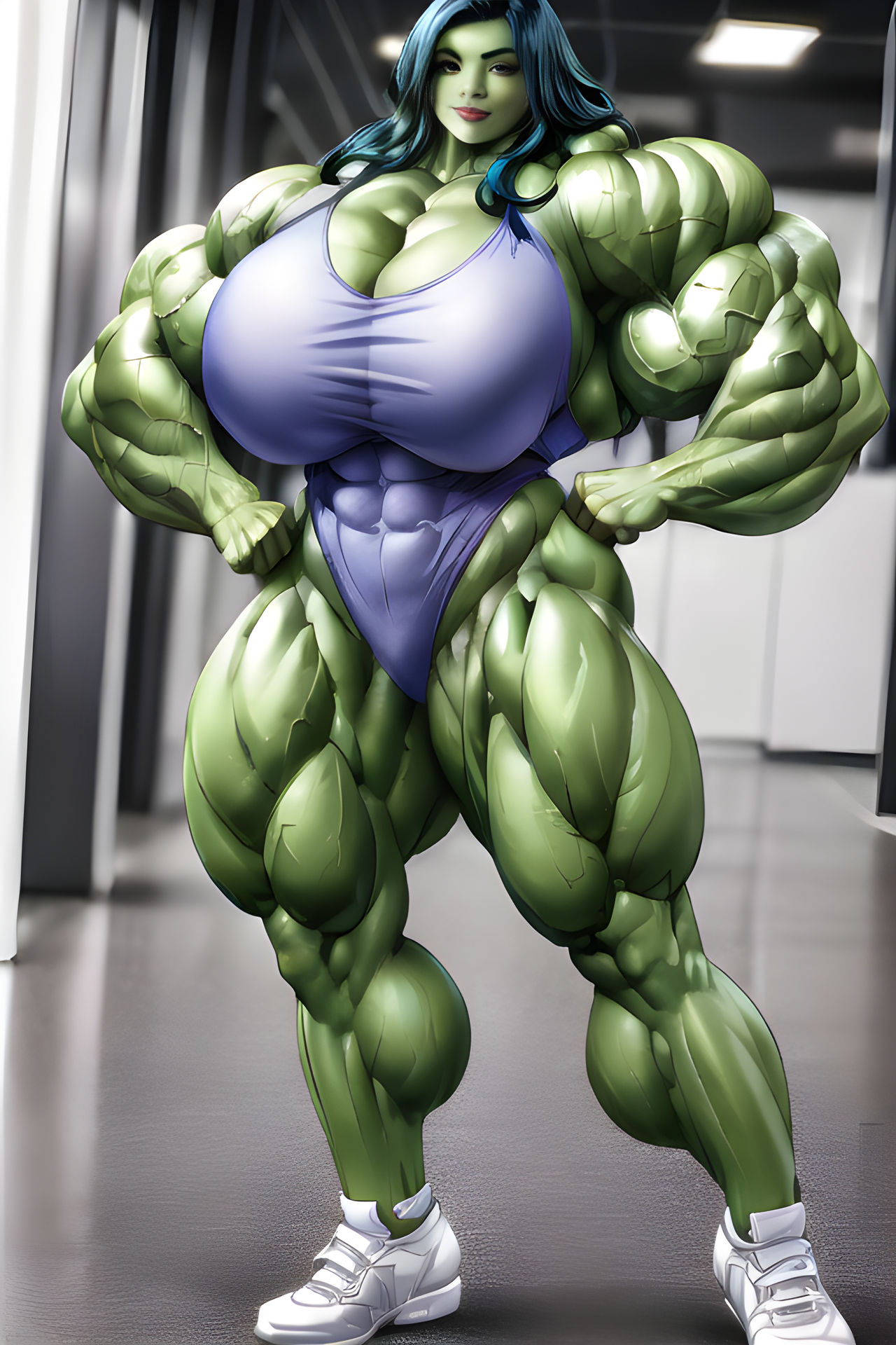 Muscular Female #565 She-Hulk by SadesFNC on DeviantArt