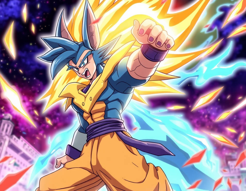 Lucario Goku fusion in tournament of power