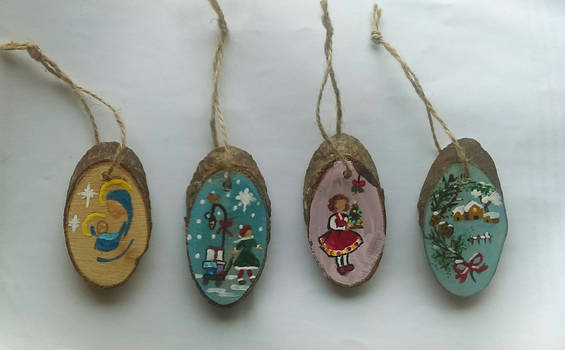 Painted Christmas Ornaments - part 2