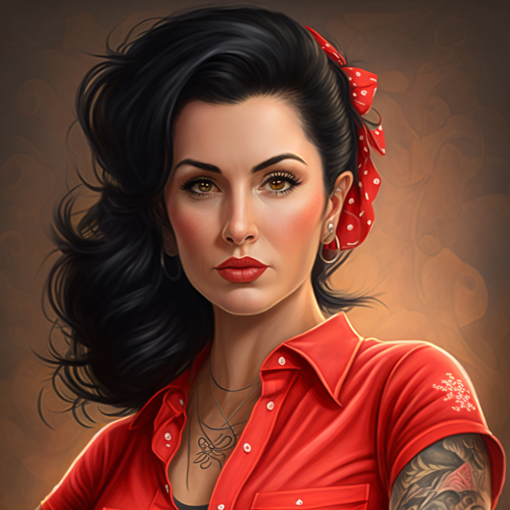 Rockabilly Girl by MrJsAIArt on DeviantArt