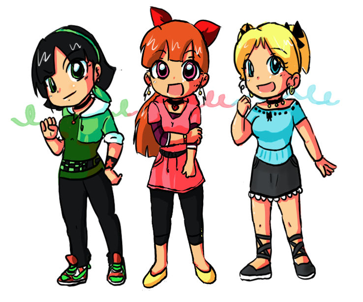 Powerpoff Deviantart PowerPUFF by FangirlLynHibiki on DeviantArt