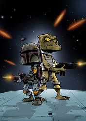 Boba Fett and Bossk