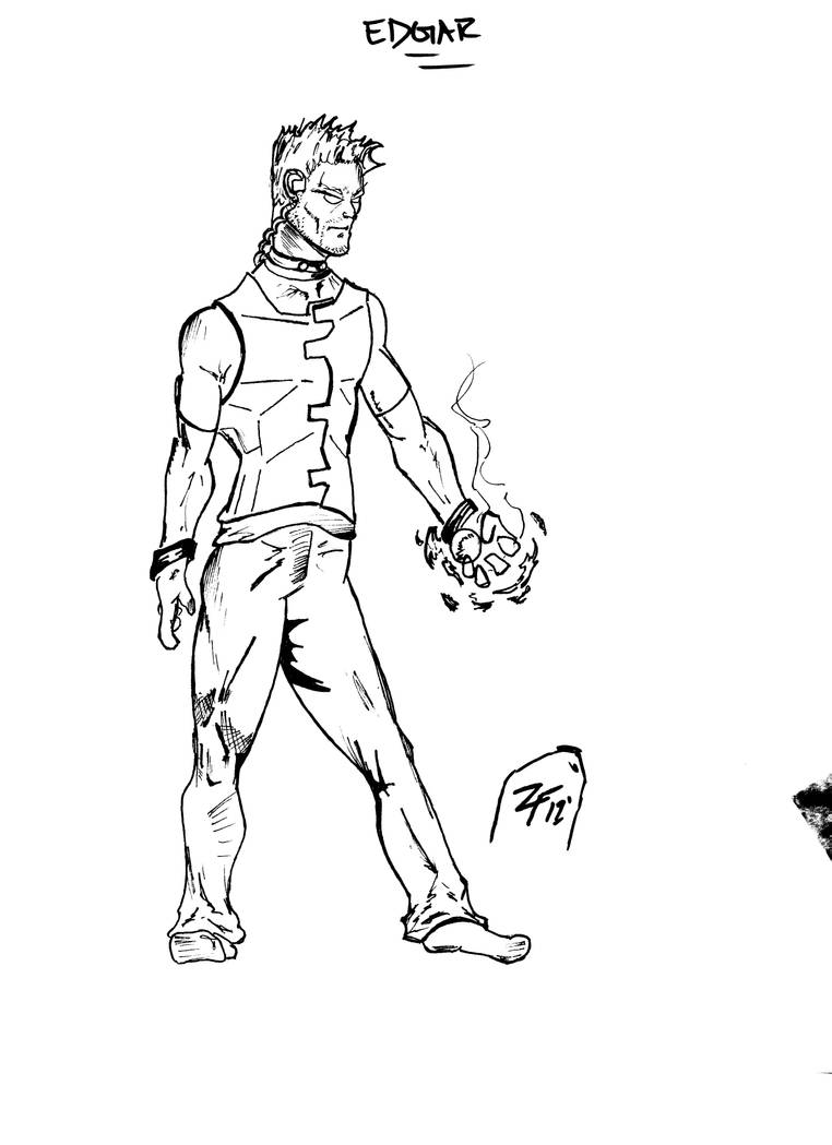 Edgar concept inks by redlogan15 on DeviantArt