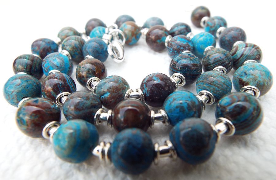 Jewelry: blue sky jasper