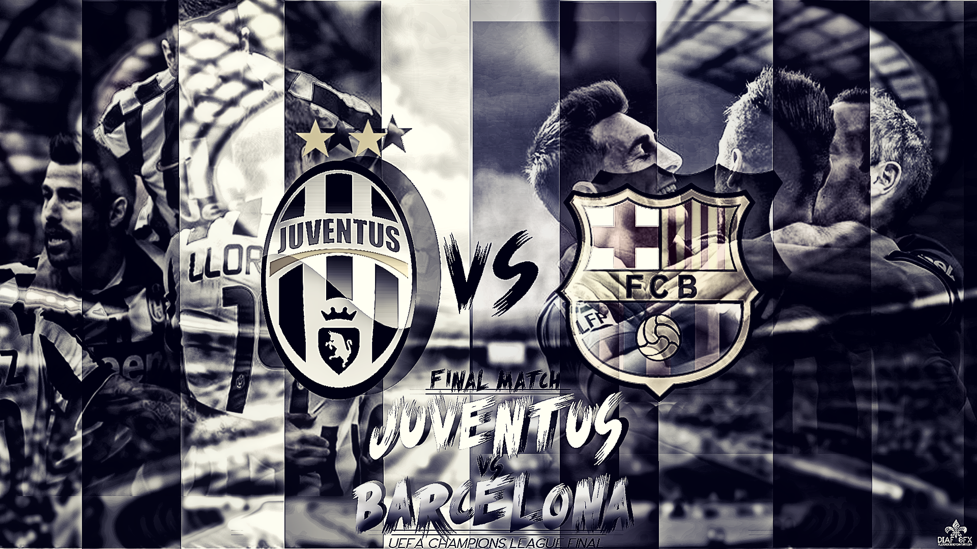 Juventus Vs Barcelona Uefa Champions League Final By Fletcher39 On Deviantart