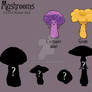 Mushrooms Charadesign