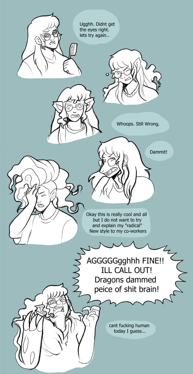 Just cant Human today.. by wingsgirl on DeviantArt