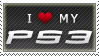 I Love My PS3 Stamp by angelslain