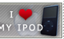 I Love My iPod Stamp