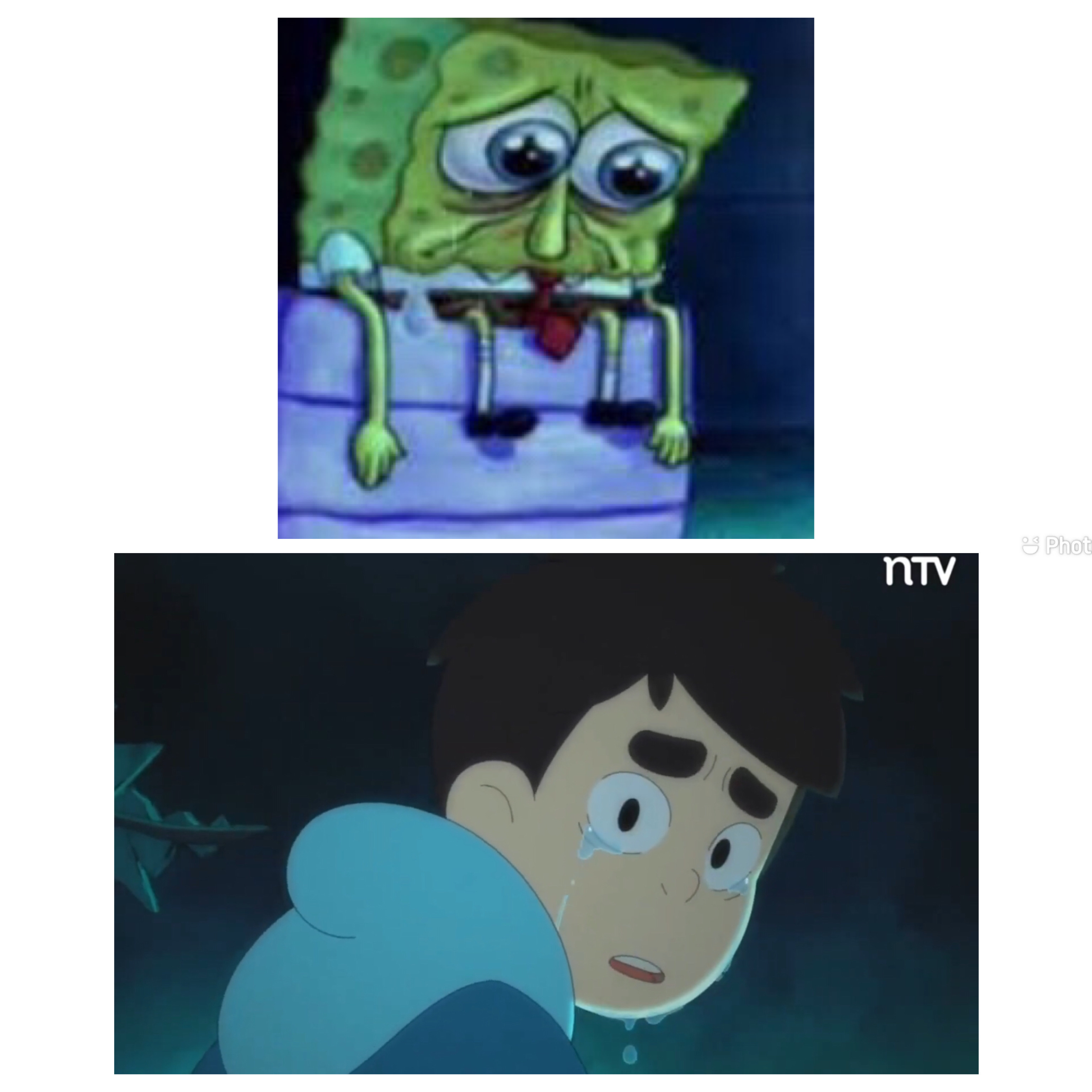 Nahuel reacts to SpongeBob crying by hueylengyong15 on DeviantArt