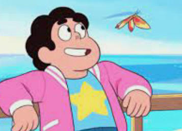 Steven and the butterfly by hueylengyong15 on DeviantArt
