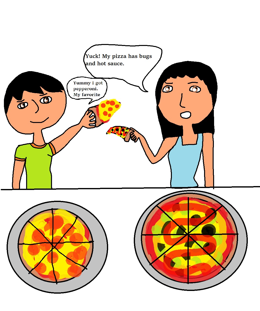 Pizza Prank by hueylengyong15 on DeviantArt