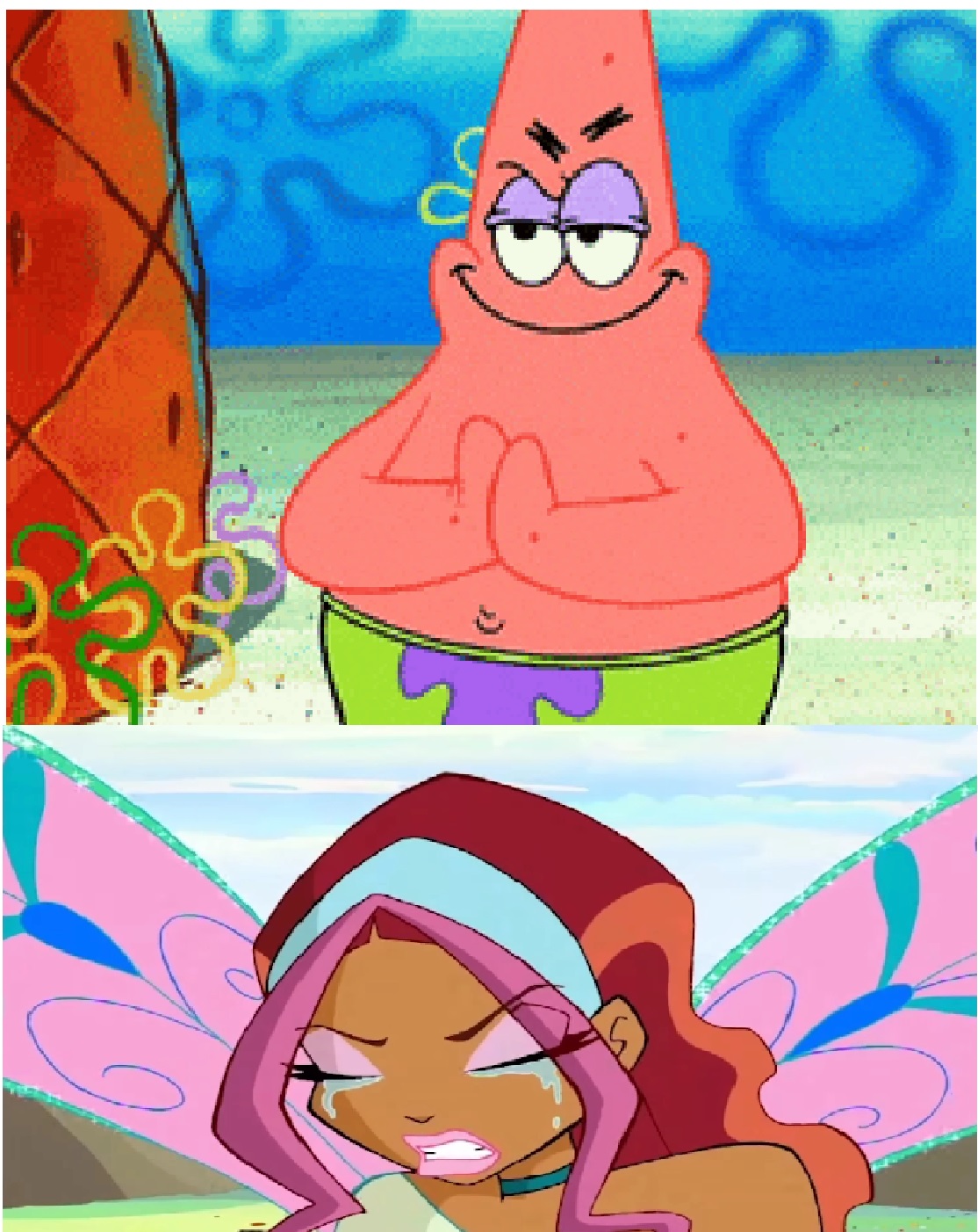 Nahuel reacts to SpongeBob crying by hueylengyong15 on DeviantArt