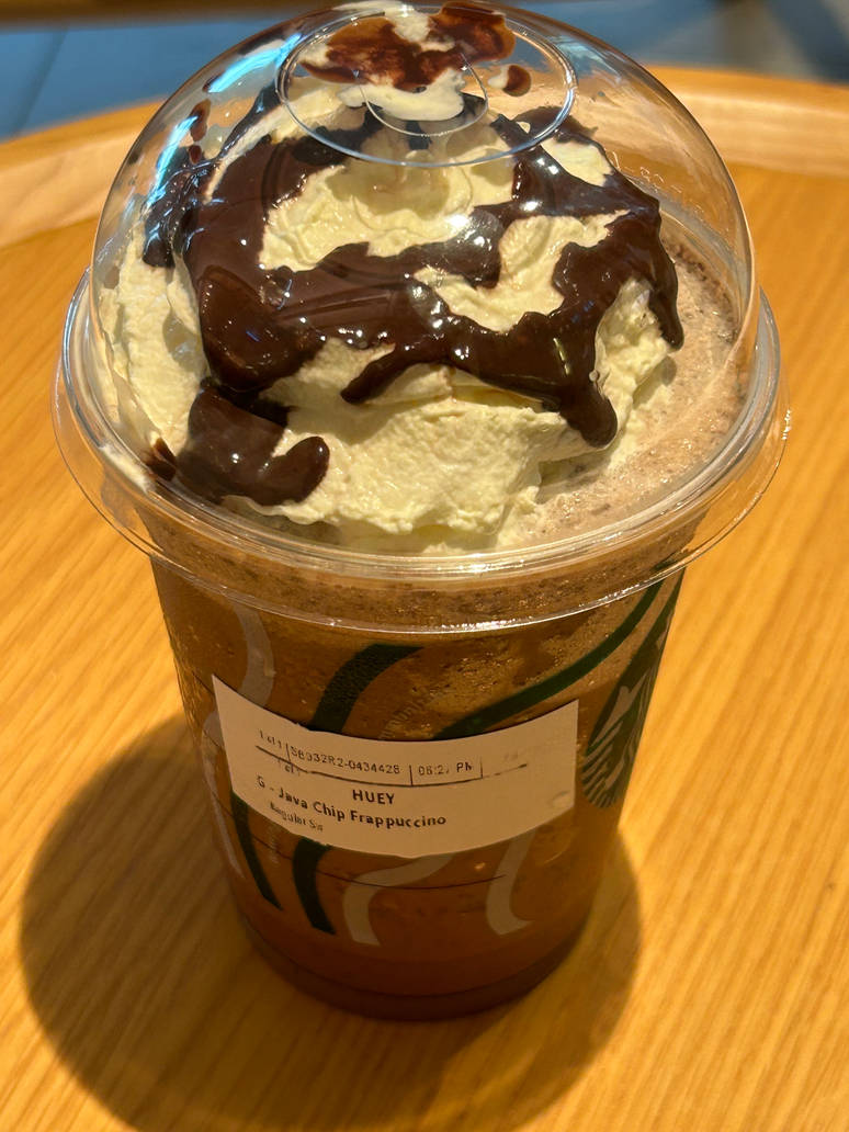 Java Chip Frappuccino without the straw by hueylengyong15 on DeviantArt