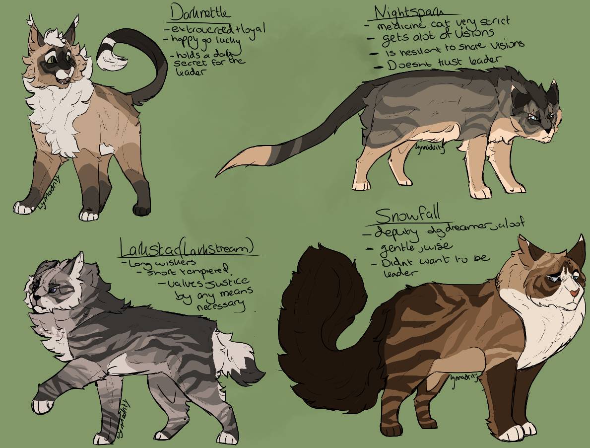 3$ warrior cat adoptables by DualityControl -- Fur Affinity [dot] net