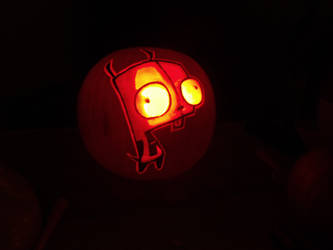 Gir in pumpkin form