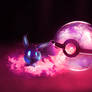 The Pokeball of Ghost Eevee