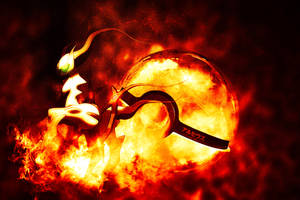 The Pokeball of Fire type Arceus