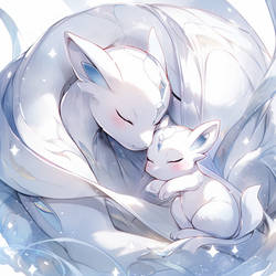 Alolan Mewtwo and Mew