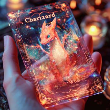 W88 Trading Cards - Holographic Charizard