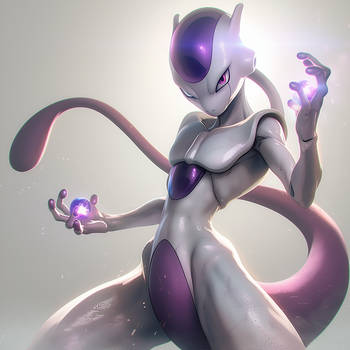 Mewtwo/Frieza Xover Fusion #47 Adoptable