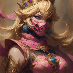 Mortal Kombat Ninja - Princess Peach